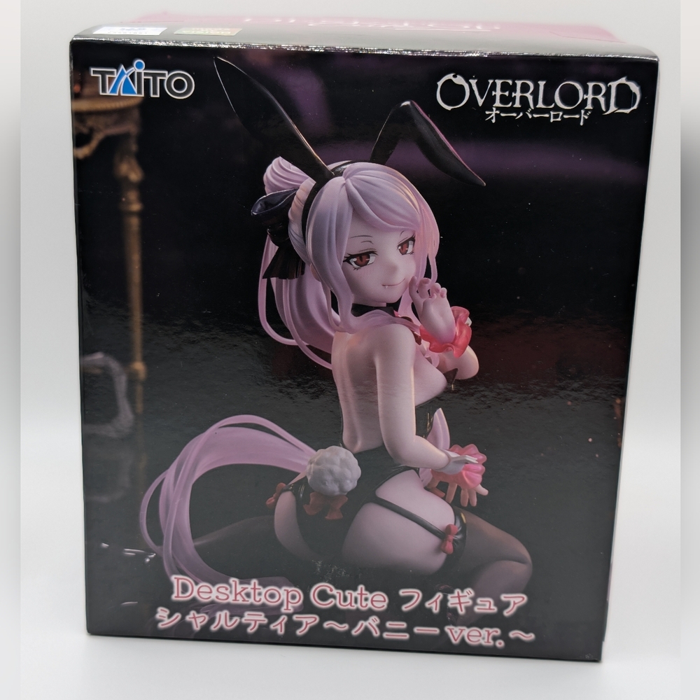 Taito Overlord Shaltear Bunny Figure - Pink & Black